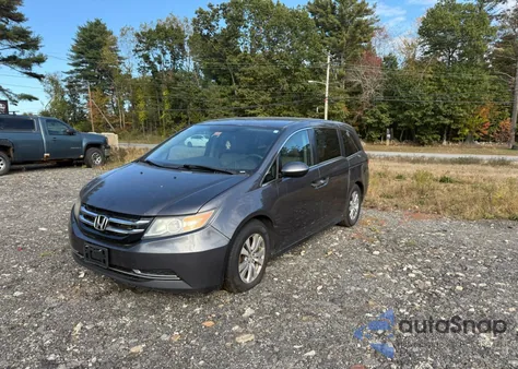 2015 Honda Odyssey Ex z USA, uszkodzony, nr VIN 5FNRL5H45FB022153